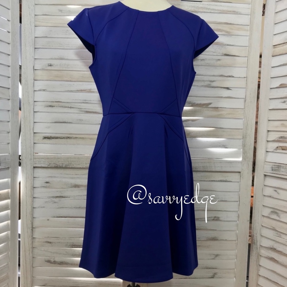 Ted Baker Cap Sleeve Skater Dress